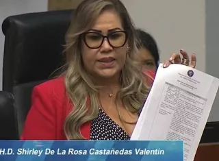 La presidenta Shirley Castañela explicó que el caso no es actual y que ya se había aclarado que la afectada no era funcionaria del Organo Legislativo.