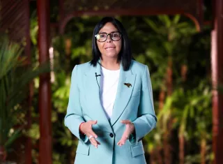Según dijo la presidenta interina de Venezuela Delcy Rodríguez, 1,046 venezolanos han sido liberados desde enero de 2026. Foto. EFE