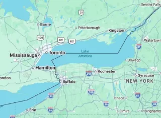 El gigante tecnológico californiano anunció en su blog el sábado que el cambio ha comenzado a implementarse para los usuarios que se conecten en Estados Unidos con base en el nuevo nombre del lago asignado por el Sistema de Información de Nombres Geográficos de Estados Unidos (USGS). Foto. Google Maps