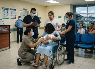 Según la dirección del hospital, la madre y el recién nacido se encuentran en buen estado de salud.