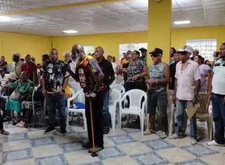 La dirigencia comunitaria detalla que todo el trámite para la legalización de propiedades fue congelado de manera intempestiva y sin justificación oficial. Foto. Diómedes Sánchez