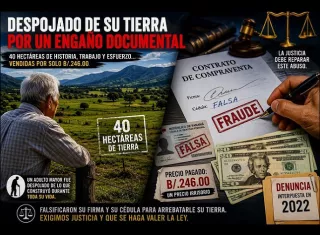El imputado y su cómplice no solo falsificaron la firma y la cédula, sino que luego traspasaron el terreno a una Sociedad Anónima mediante un fideicomiso para consumar el despojo.  /  Imagen ilustrativa generada por IA