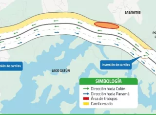 Para garantizar la seguridad de las labores y reducir las afectaciones al tránsito vehicular, se implementará una inversión de carriles entre los kilómetros 50 y 53, en un horario de 6:00 a.m. a 9:00 a.m.