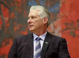 Presidente de Cuba, Miguel Díaz-Canel. Foto. EFE