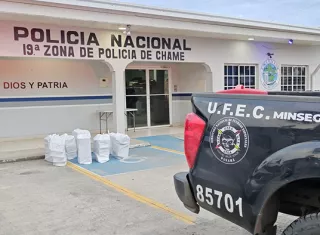 La sustancia ilícita, las armas y los aprehendidos fueron puestos a orden de las autoridades correspondientes.  /  Foto: Eric Montenegro