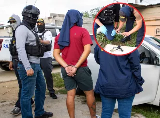 La aprehensión de del sospechoso se efectuó este jueves mediante una diligencia de allanamiento.  /  Foto: PGN