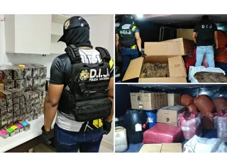 La DIJ y Aduanas aprehendieron a los tres nicaragüenses encargados de fabricar los puros.  /  Fotos: PN