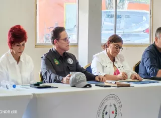 Encuentro, entre varias auridades y los dirigentes comunitarios manifestaron su preocupación por el aumento de robos, hurtos y casos de violencia doméstica. Foto. Eric Montenegro