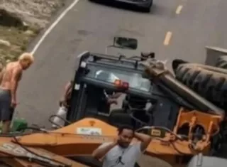 Retroexcavadora se accidenta y deja un trabajador muerto en Las Mañanitas. Foto: Redes Sociales