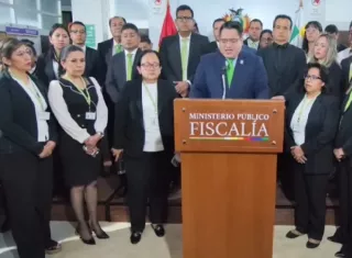 En Bolivia el fiscal general del Estado, Roger Mariaca, anunció que pedirá información sobre los señalamientos de Estados Unidos para que sean investigados. Foto. EFE