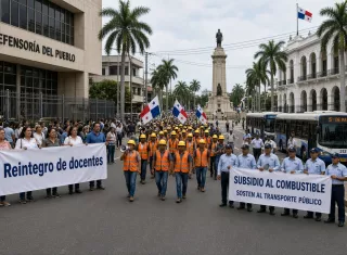 Protestas de tres frentes desde hoy. 