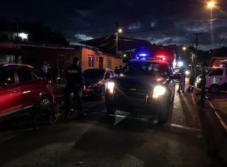 Cuatro sujetos llegaron armados al local exigiendo el dinero.  /  Imagen: Diómdes Sánchez