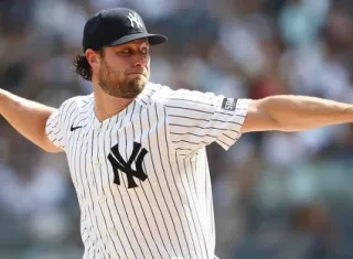 El experimentado Gerrit Cole será el abridor de este sábado por los Yankees de Nueva York. Foto: EFE