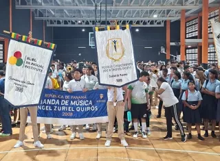 Un total de 660 atletas estudiantiles de 10 colegios del corregimiento de Don Bosco participan en estos juegos. Foto: Cortesía