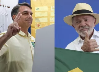Ni Flávio Bolsonaro, ni Luiz Inácio Lula da Silva, recibirán el apoyo de  Augusto Cury (2.89%) y el agitador ultra Renan Santos (2.24 %) para la segunda vuelta. Foto. EFE