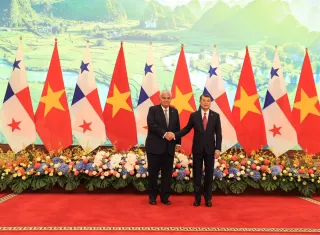 El Presidente de la República, José Raúl Mulino, también se reunió hoy con el Presidente de la Asamblea Nacional de Vietnam, Tran Thanh Man.