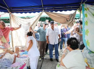 El presidente José Raúl Mulino visitó el Hospital Cecilio Castillero