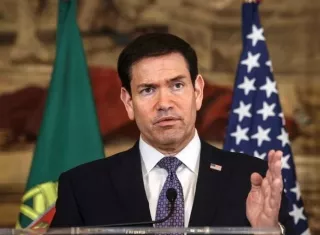 Marco  Rubio instó a El Salvador a unirse a Estados Unidos y a "socios con ideas afines" para impulsar prioridades compartidas en Naciones Unidas. Foto. EFE