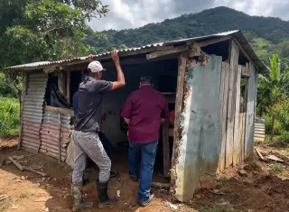 Los poblados más golpeados fueron Los Pintos, Mataahogado y Chichibalí en el corregimiento de Los Llanitos, y La Hipólita en el corregimiento de La Ermita. 