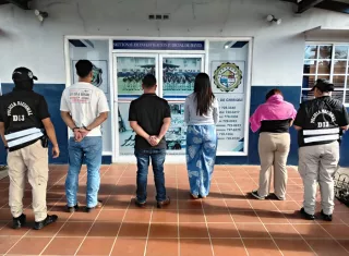 En total 4 personas fueron aprehendidas en Chiriquí y otra en Panamá Oeste.  /  Foto: PN