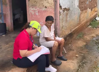 10 psicólogas voluntarias se trasladaron este sábado a la región de Azuero para fortalecer la atención emocional. Foto: Cortesía