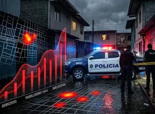 Lo más grave es que el pandillerismo se disparó un 64%, pasando de 42 casos el año pasado a 69 ejecuciones directas este año.  /  Imagen ilustrativa generada con IA
