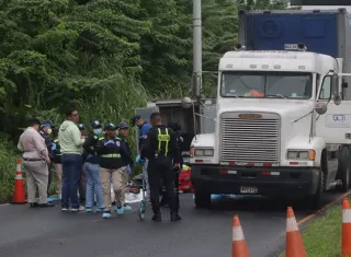 El motorizado falleció en la escena.  / Foto: Alexander Santamaría