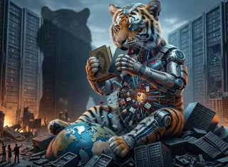 ¿La IA es como un cachorro de tigre que cuando crezca acabará devorándonos?