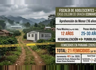 Infografía analítica sobre el impacto de la Ley 40 de justicia penal de adolescentes. / Imagen generada con IA