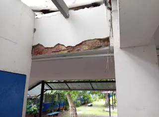 El Instituto Rubiano presenta afectaciones en su estructura. 