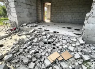 De las 117 casas inspeccionadas por el Sistema Nacional de Protección Civil (SINAPROC), 40 han sido declaradas inhabitables.
