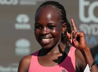 La atleta keniana Peres Jepchirchir.