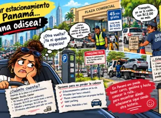 Entre calles repletas, espacios públicos ocupados, los famosos «bien cuidao», estacionamientos privados y el temor a una grúa, el conductor panameño tiene que pensarlo dos veces antes de salir.