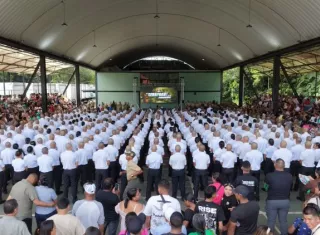 400 hombres y mujeres inician el camino para convertirse en agentes fronterizos.. Foto: Cortesía