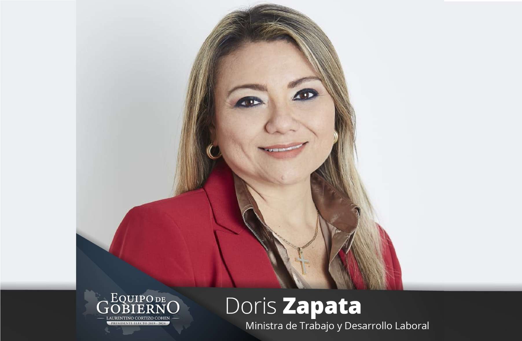 Doris Zapata, Ministra de Trabajo y Desarrollo Laboral.