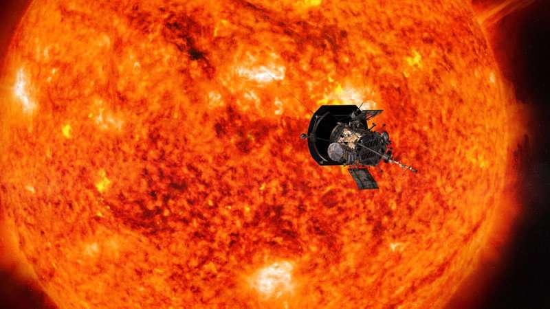 Ilustración de la NASA muestra la sonda espacial Parker Solar Probe acercándose al sol. La NASA acepta envíos en línea hasta el 27 de abril de 2018 para enviar su nombre en la nave espacial hasta el sol. Foto: AP