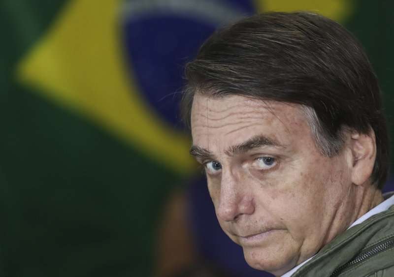  Jair Bolsonaro ganó la presidencia de Brasil el domingo. Foto: AP