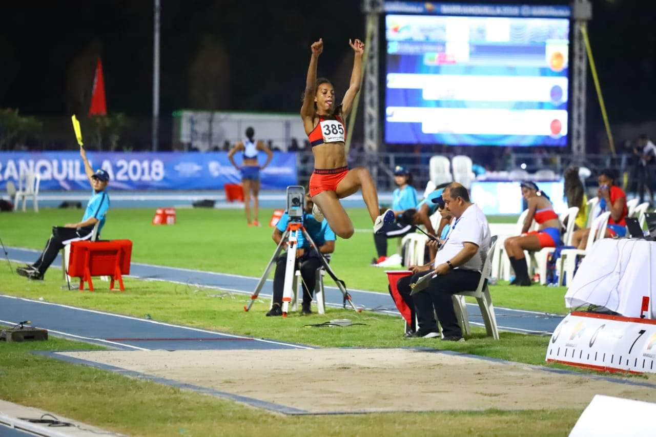 En su último evento, la deportista hizo un salto de 6.28 metros. Foto: Comité Olímpico de Panamá
