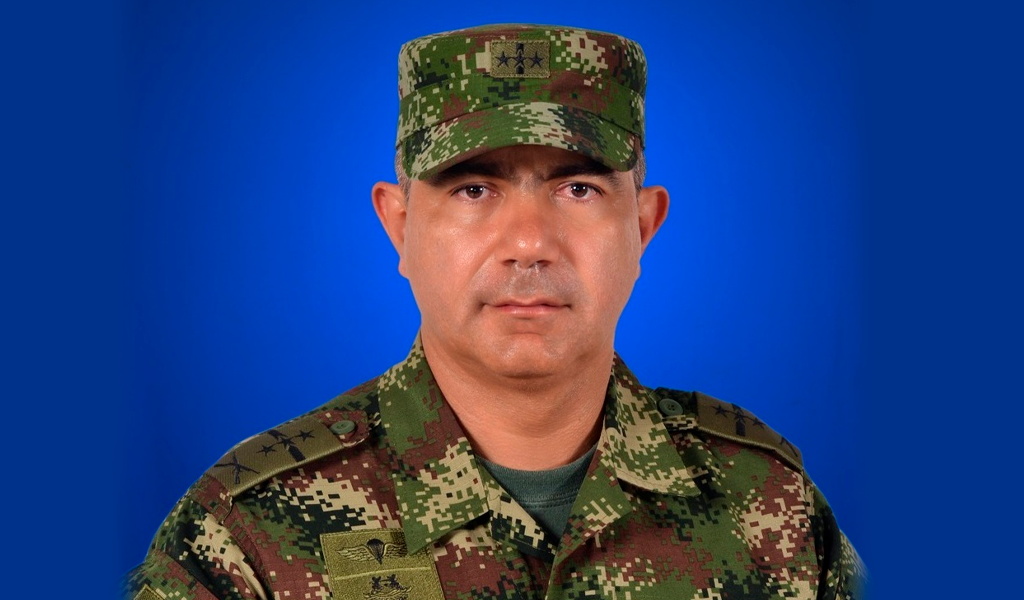 En la imagen aparece el general Oswaldo Peña Bermeo. Foto: ejercito.mil.co