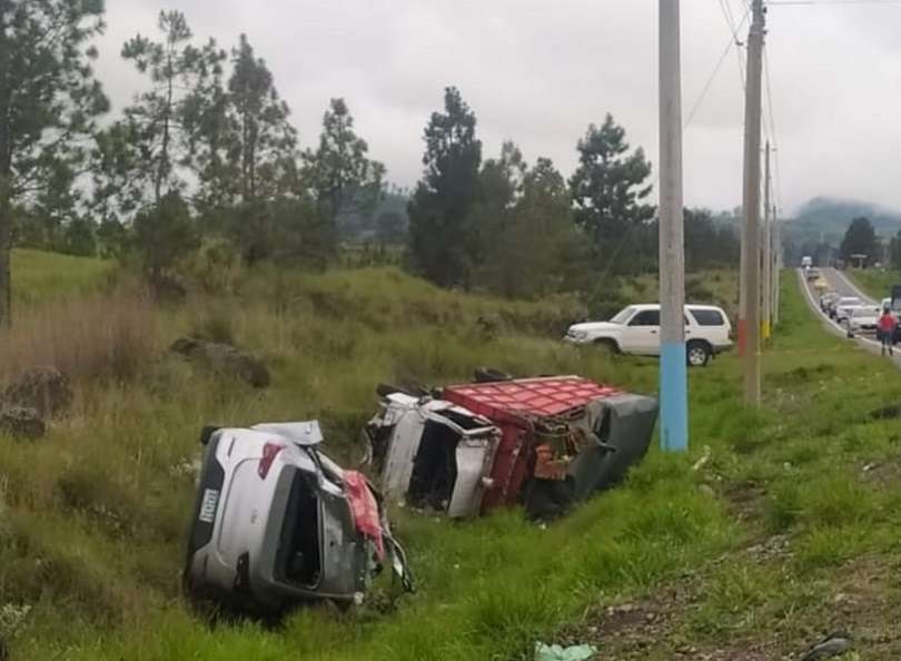 Accidente de tránsito ocurrido en Cerro Punta, en Chiriquí. 