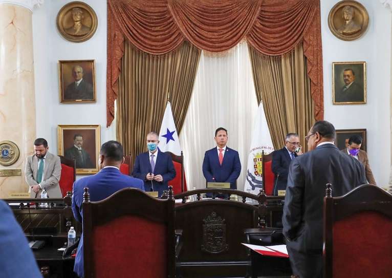 Reunión del Concejo Municipal de Panamá.