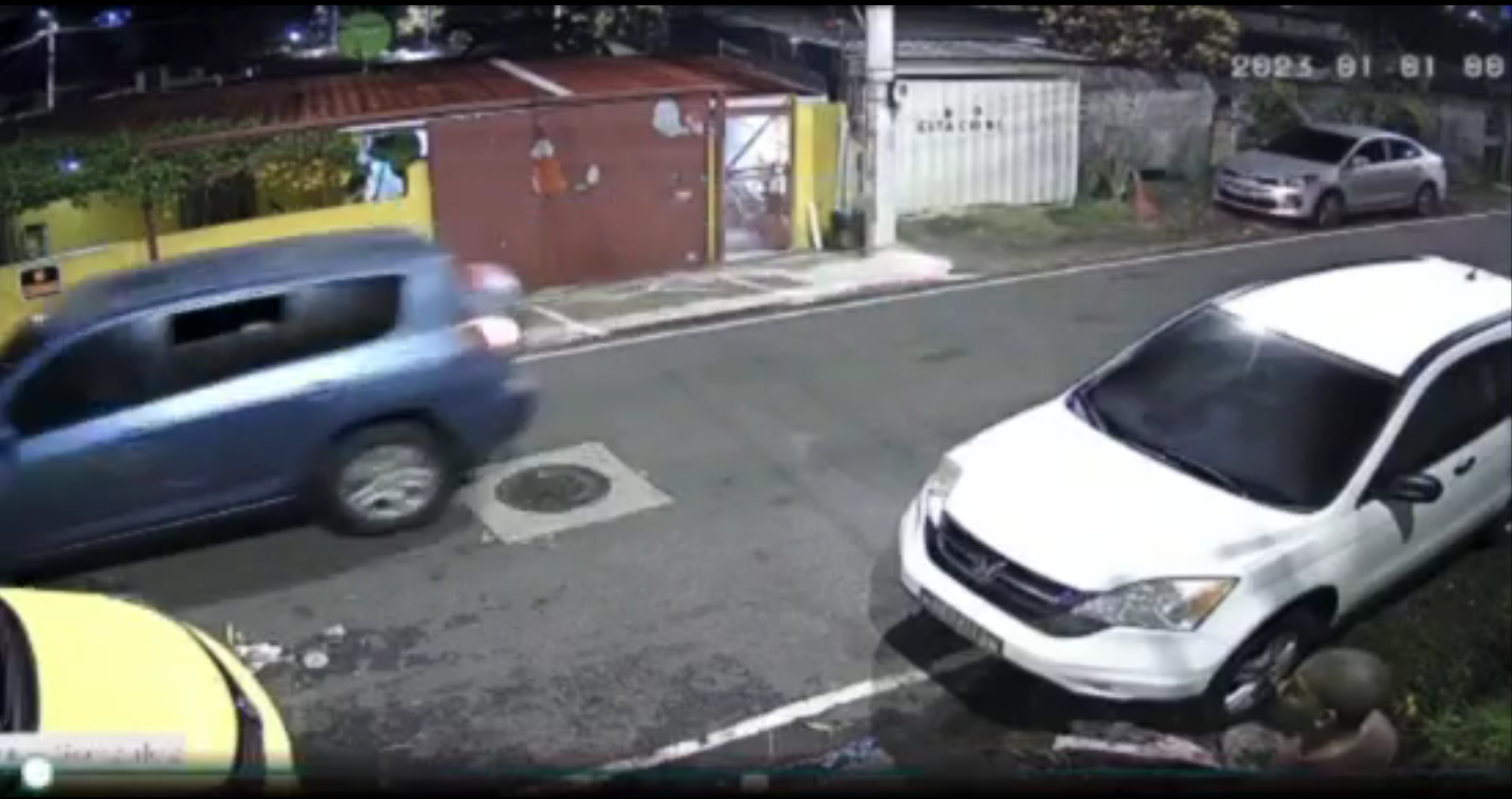 Captura de video del crimen de Wilfredo Aníbal Macías.