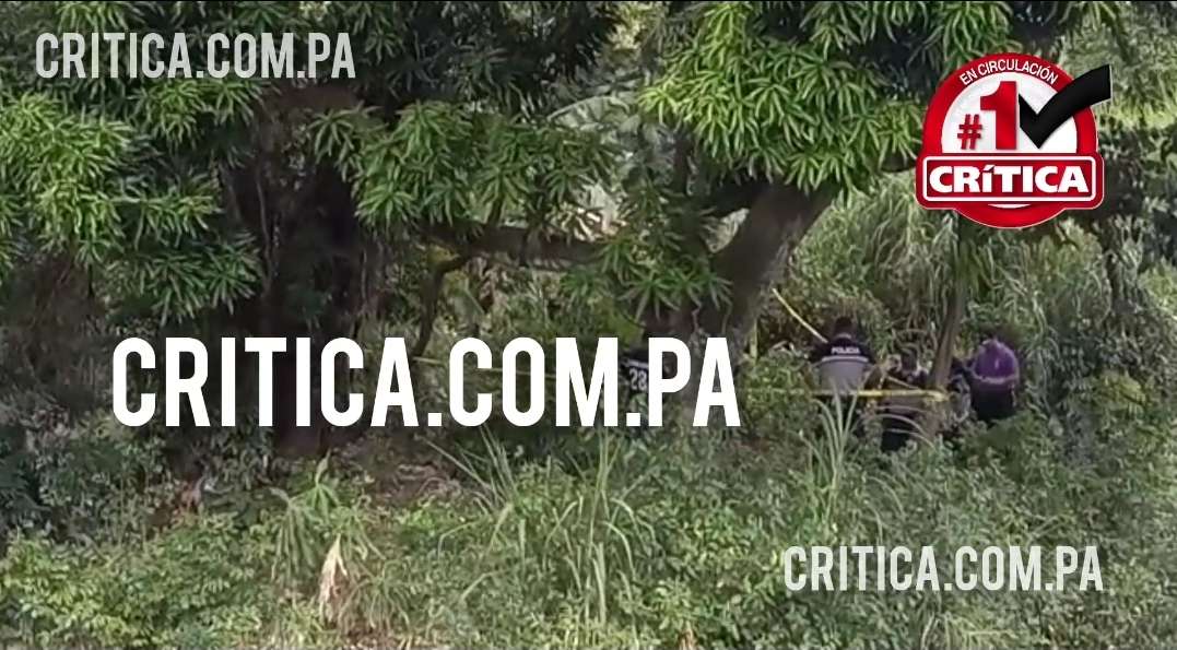 Escena del crimen en Villa Lucre.  (Foto- Video: Landro Ortíz)
