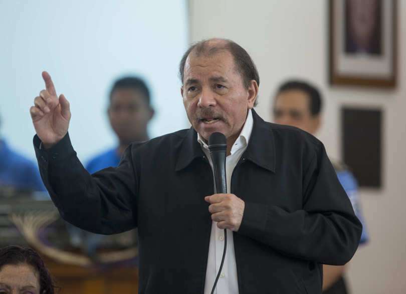 En la imagen aparece el presidente de Nicaragua, Daniel Ortega. EFE