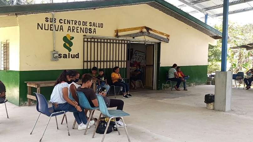 Centro de salud de Nueva Arenosa, ubicado en el distrito de Capira.