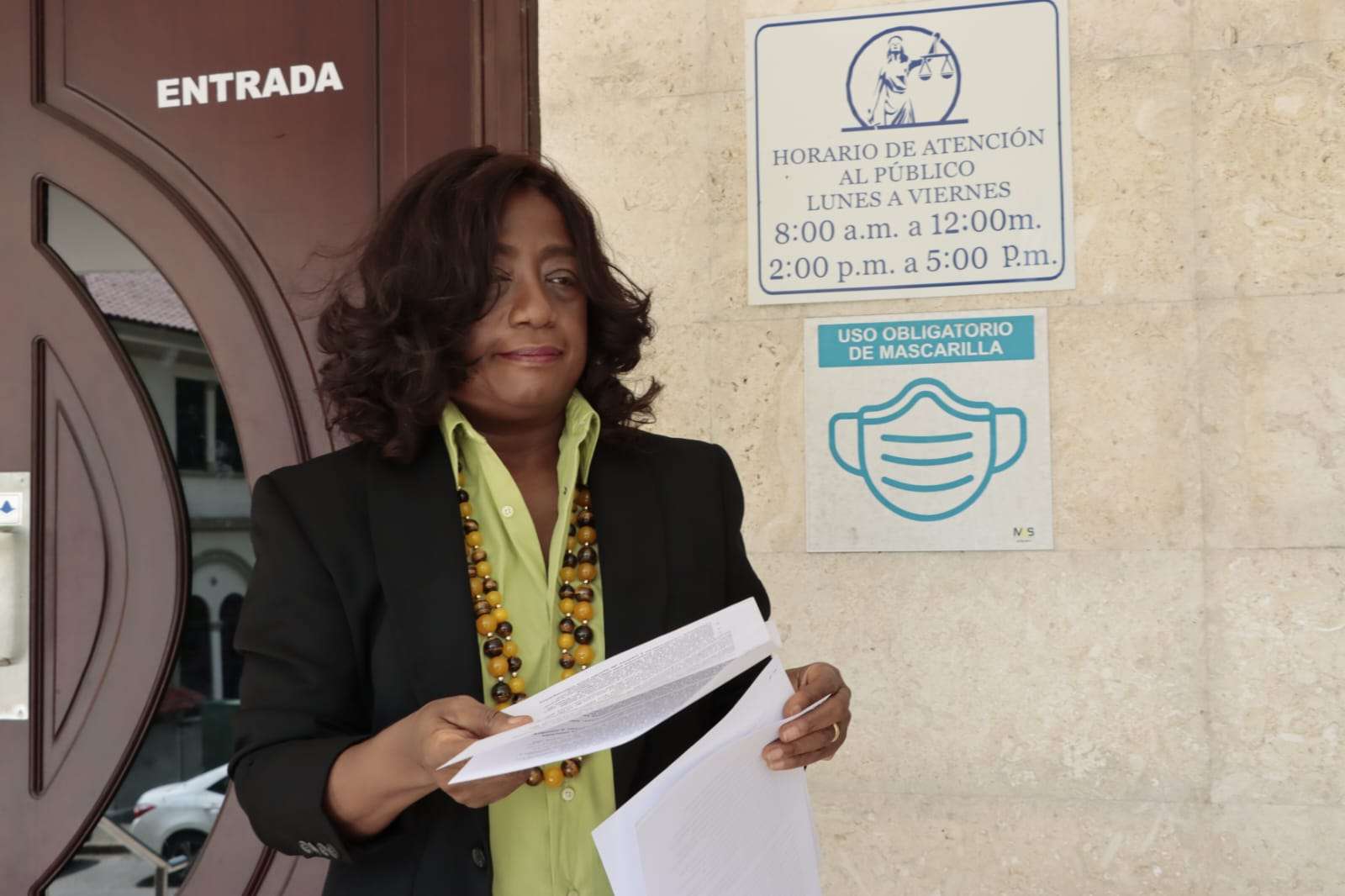 Lucy Molinar, exministra de Educación.  (Foto-Video: Víctor Arosemena)