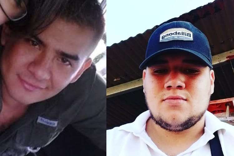Las víctimas:  Noel Tejedor y Raúl González.