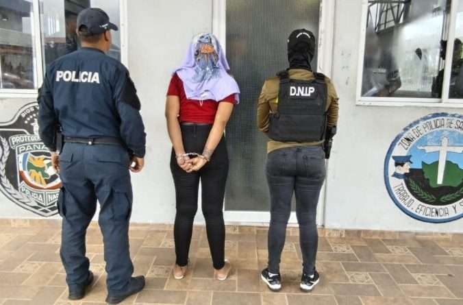 La mujer fue detenida en San Miguelito.