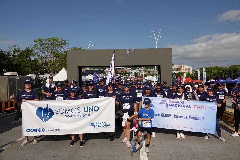 En total los voluntarios #SomosUno, realizaron 6,289 vueltas en la carrera Relevo por la Vida,