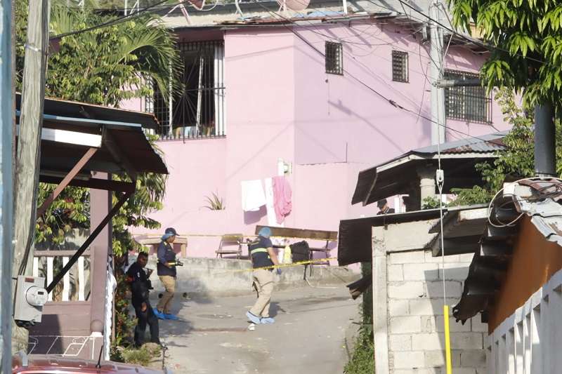 Vista general de la escena del crimen en Cerro Cocobolo. Foto: Alexander Santamaría